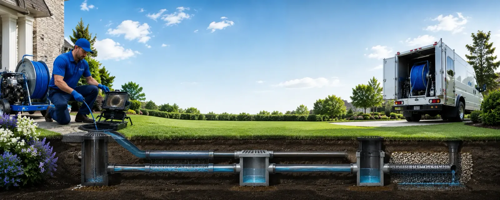 Outdoor drain cleaning information for Lincolnville, KS